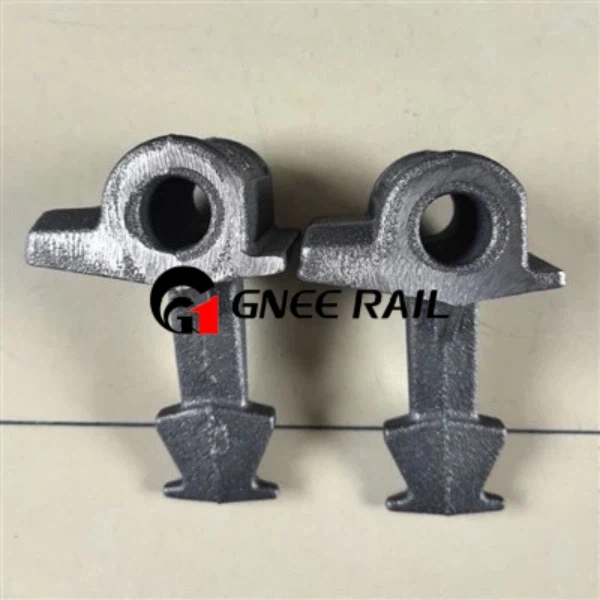 Cast-in And Weld-on Rail Shoulder Railway Fastening
