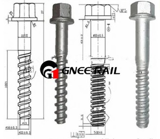 Railway Timber Sleeper Screws Railway Timber Sleeper Screws